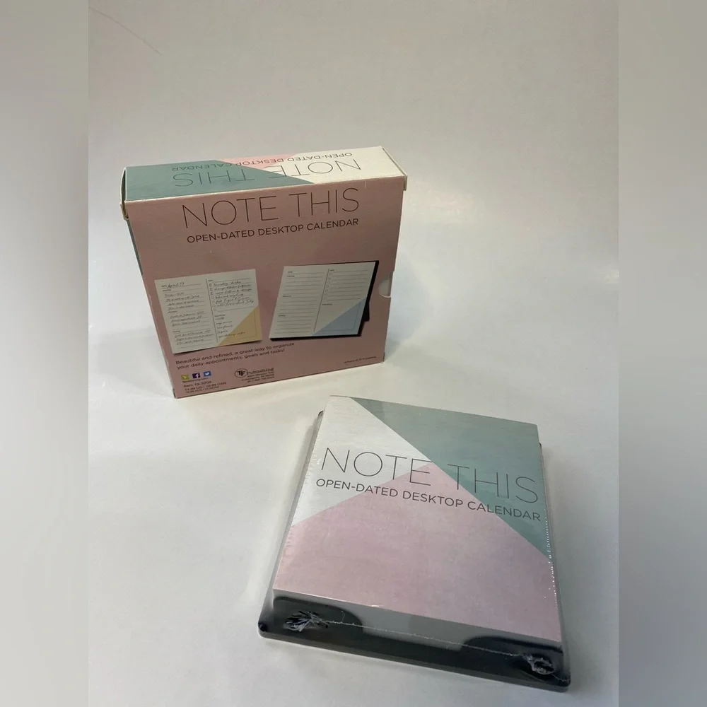 Note This Desk Top Calendar